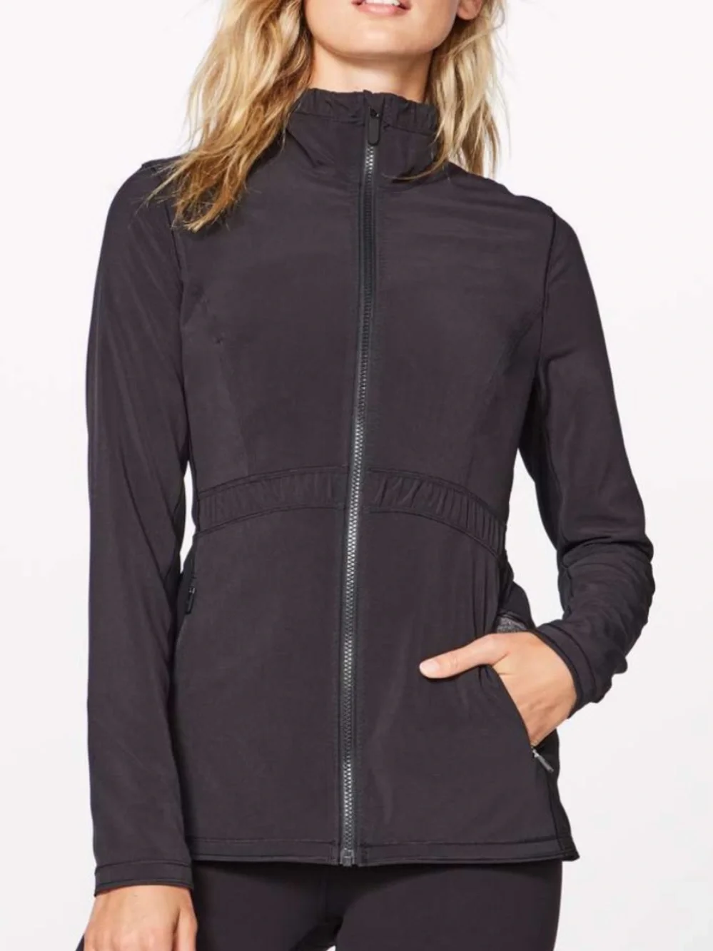 Lululemon Black Swift Round Trip Zip Up Jacket 4